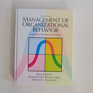 Management of Organizational Behavior 10th ed Hardcover, Hersey Paul; Blanchard